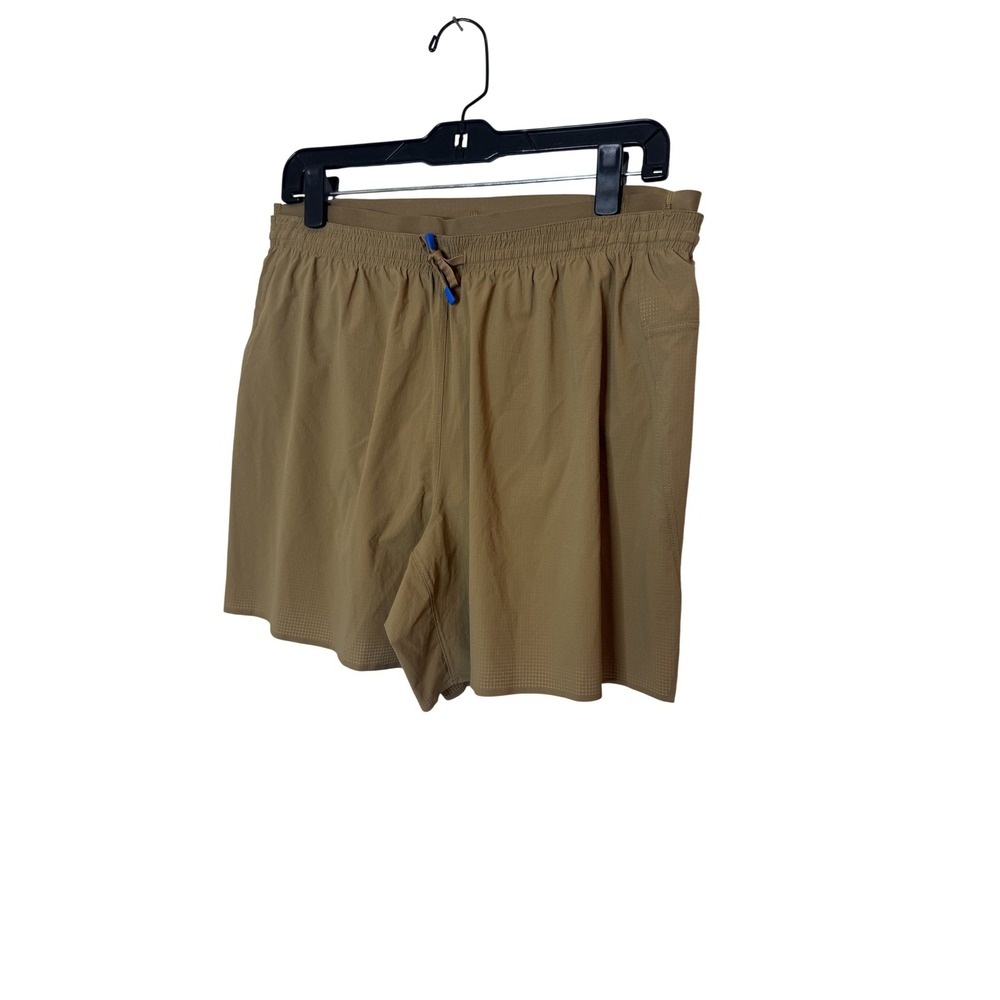 Janji 5 Inch Multi Short Mens Large Beige Lined Running Athletic Gym Shorts